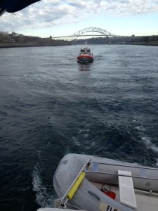 Our very own Coast Guard Escort