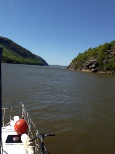 Spectacular views motoring up the Hudson River