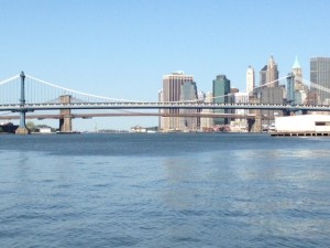 Approaching New York from Long Island Sound - an awesome sight!