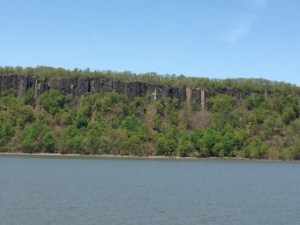 The Palisades along the Jersey side of the Hudson