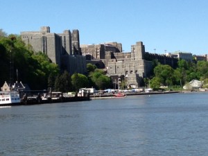 West Point as seen from the Hudson River was an inspirational sight