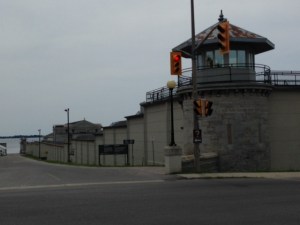 Kingston was the site of the first penitentiary to be built in Canada in the 1800's.  It has just recently been vacated and is not open to the public, but there is an interesting museum in the warden's house adjacent to the old women's section of the prison