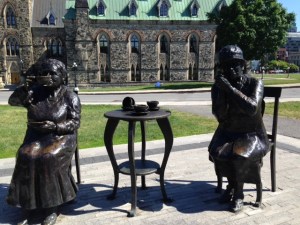The other two women in the sculpture