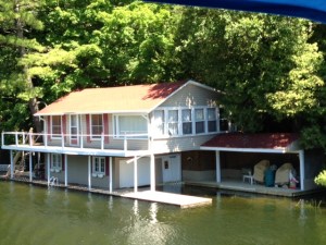 Another cottage - notice the guy on the deck imitating Paul....