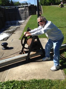 Fuel is expensive in Canada, so I decided to earn some extra money working the locks