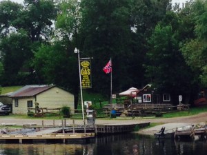 The Bensfort Bridge Resort - notice, in particular, the Confederate flag prominently displayed