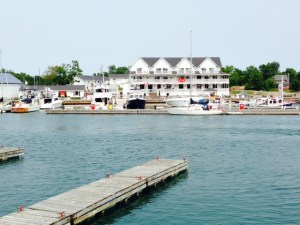 The Sportsman's Inn, taken from across the channel