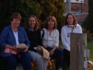 The four musketeers getting ready for the voyage in Trenton