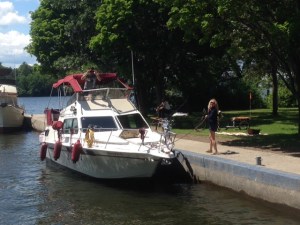 Friends Jason & Kerrin that we met along the way and passed in Peterborough