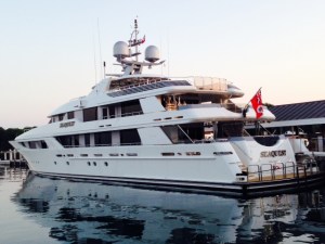 The "Seaquest" was docked in Harbor Springs while we were there - it is a 164' yacht owned by the founder of Amway that was built for him in 2008 at a cost of $50 million - that's a lot of soap!