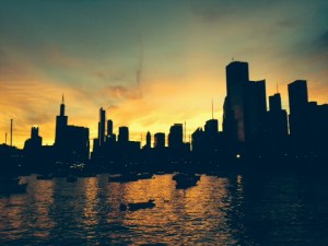 A glow over the City -