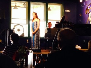 We came upon another funky place - a book store/café/bar/performing stage all in one. They had live music scheduled for the evening, so we decided to come back at 7:00, have dinner and drinks over live music while we celebrated Wendy's birthday. The live music turned out to be an opera singer - quite good, but not exactly our first choice of music-type. So we politely slipped out after one drink when she took a break -