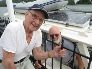 Henry & Henry - my Dad Henry and fellow looper Henry from the boat Dee Dee, which Henry, whom we meet periodically at various stops along the way -