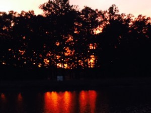 I couldn't resist this sunset picture, taken from the bridge of the Joint Adventure at Aberdeen Marina