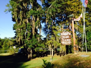 Bobby's Fish Camp - notice the Spanish Moss hanging from the trees - quite beautiful