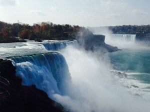 On Saturday, we all piled into the RV and went to Niagara Falls, about an hour from my Dad's house