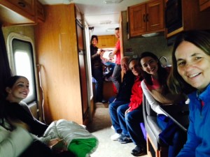 On the way from Boston to Buffalo in the RV on Friday afternoon -