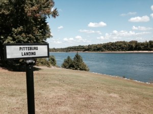 Pittsburg Landing on the Tennessee River, where the Union forces landed their troops to try to penetrate deep into the south. In the Shiloh battle, the Confederate forces tried to capture the Landing to prevent reinforcements for the Union forces from crossing the river, but failed to reach the river