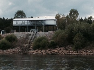 Due to flooding, even mobile homes are now put on stilts -