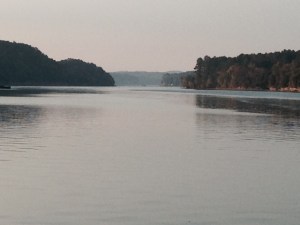 Heading south on the Tenn-Tom, the river narrows, and eventually transitions into a 25 mile man-made canal