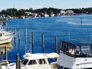 Carrabelle has a large, deep natural harbor