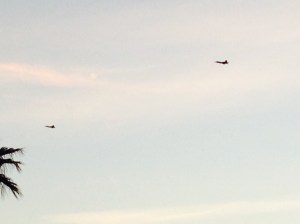 I include this picture with a very sad note - as we passed by the vicinity of Tyndall Air Force Base, we watched in awe as pilots performed training flights in F-16 fighter jets.  However, about mid-morning, we heard a Coast Guard announcement on the VHF radio regarding a report of a plane that had crashed into the water, and to be on the lookout.  We didn't see anything, but the reports went on most of the day. It was later confirmed that the plane crashed about 50 miles south of Panama City.  The pilot was killed.