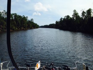 Portions of the Waterway consist of canals dug through the sand to connect bays, inlets, rivers, and estuaries to form a continuous waterway that is protected from the sometimes-rough waters of the Gulf