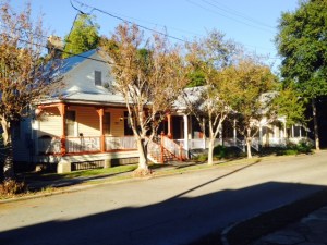 One of the historic streets in the Historic Pensacola Village