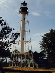Port St. Joe is located on a very large bay that is also open at one end to the Gulf, Therefore, this large lighthouse was built to guide maritime traffic