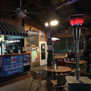 You may recall from the last post the "rustic" restaurant with great, fresh seafood in Panama City called Bayou Joe's.  We found another one in St. Marks - overlooking the water, just as rustic, catering to the local fisherman - and fresh fish caught earlier that day - red fish, mullet, grouper - but don't expect a white tablecloth -