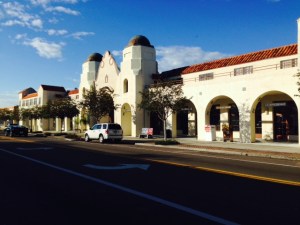 This Mediterranean-style building in downtown Tarpon Springs was built in the 1920's as the Howard Hotel.  It has now been restored and converted into commercial space, and is on the National Register of Historic Places