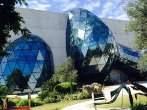 The famous Dali Museum, exhibiting the works of Salvatore Dali, a Spanish artist whose career spanned a series of different styles as his works evolved. The museum building is stunning and the artwork fascinating, even to an art neophyte like me