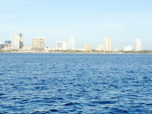 The new high rises forming the St. Petersburg skyline are virtually all residential buildings, most built in the last 2 or 3 decades.