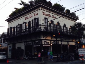 This building contains a bar with three levels, the third of which is on the roof. The vegetation around the perimeter is a screen because the top level is "clothing optional".  I talked Red into a visit, arguing that you can't come here and NOT check it out. Unfortunately, the only person with no clothes on was a man sitting at the bar.  Oh, well. It was quite cool while we ere there, so maybe in warmer weather...