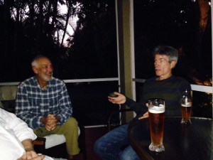 Before dinner, Walter took us to his home for some pre-dinner cocktails. Here's Walter telling one of his many interesting and often humorous stories.