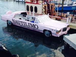 We've seen all sorts of vessels on this trip, but this one was quite unique -