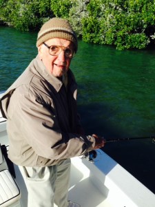 Hank terrorizing the fish...