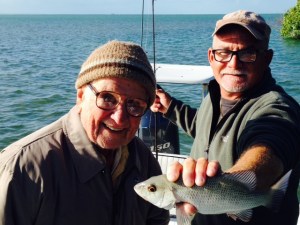YESSS!!  We caught mostly Mangrove Snapper, which are not large but are good eating - we caught about a dozon and a half, ranging in size from the legal limit of 8" to about a foot.