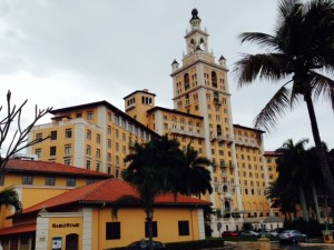 The Biltmore Hotel in Coral Gables was built in 1926 to cater to wealthy northerners during the winter months. The War Department took it over during World War 2 and converted it to a hospital, covering the original marble floors with government-issued linoleum. After the war, it was used as a VA hospital and campus of the University of Miami Medical School until 1968. After extensive renovations and restoration of its original finishes, it was again converted to a hotel, opening in 1987.