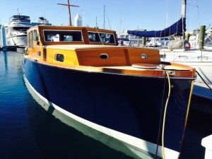 This is a 1937 Burger that came into the marina shortly after we did - it is the oldest recreational Burger still in existence