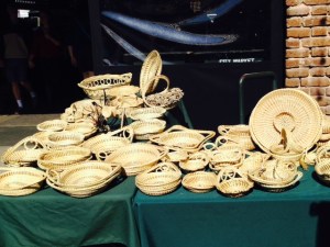 Hand woven baskets made from local plants can be found throughout the markets. Some take hundreds of hours to make and can cost up to a thousand dollars.