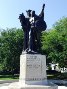 A memorial to the Confederate soldiers who were killed or wounded during the war. Interestingly, I haven't seen a single Confederate flag in South Carolina. I did see an occasional one in Mississippi and Alabama.