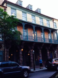 The historic Dock Street Theater, America's first theater, was the first building in America built exclusively to be used for theatrical performances. The new musical "Catch Me If You Can" - the story of Frank Abagnale depicted in the movie of the same name staring Leonardo DiCaprio and Tom Hanks - was playing Friday night, so Jake, Elissa & I bought tickets and went to the show - a great performance!
