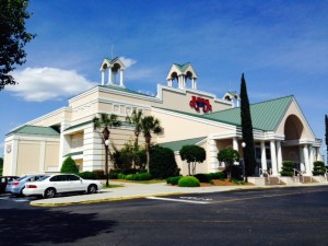 The Alabama Theater in Myrtle Beach. A live musical revue/dance/comedy show was being performed the night we were in Myrtle Beach, so I bought a ticket and went - the show was terrific and the person who performed the comedy routine was so good that I bought a CD (which I never do).  His name is Ricky Mokel in case you run hear of a performance by him.  He does shows on TV as well.