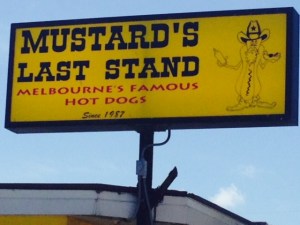 Melbourne has a great beach, and I had a wonderful ocean swim in large, Atlantic Ocean waves.  This place caught my eye, though I passed it up in favor of some seafood.