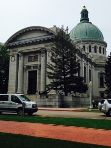 The chapel at the Naval Academy