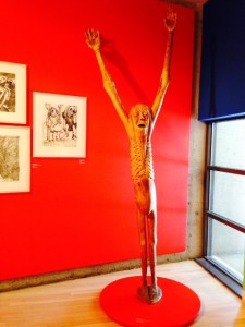 A cool statue in the museum -