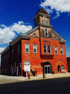 Belhaven City Hall, a beautiful, 19th century brick building