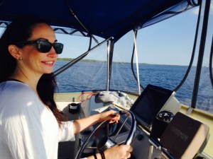 A capable helmsman....