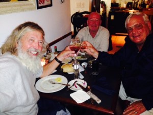 We celebrated the 1 year anniversary of our Great Loop voyage with a toast in Oriental -